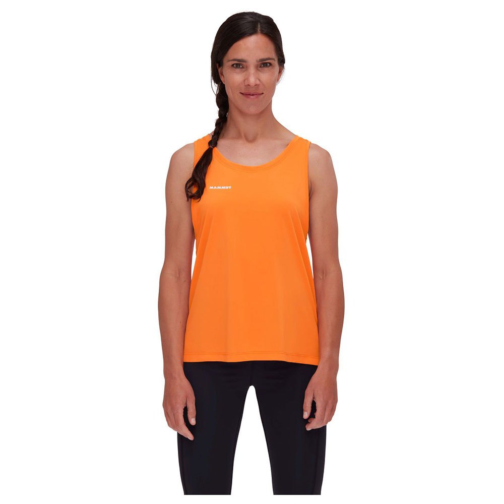 mammut massone sport sleeveless t-shirt orange s femme