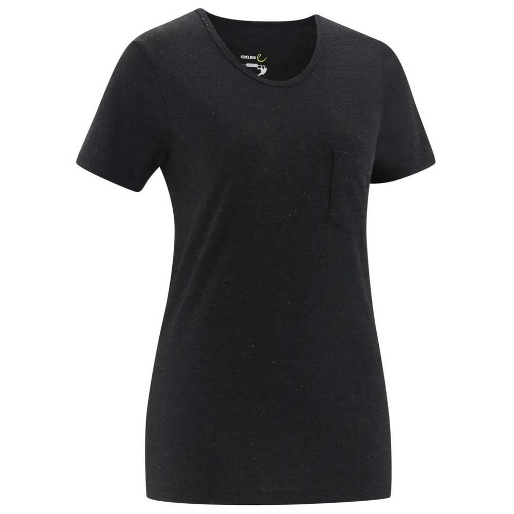 edelrid onset short sleeve t-shirt noir xs femme
