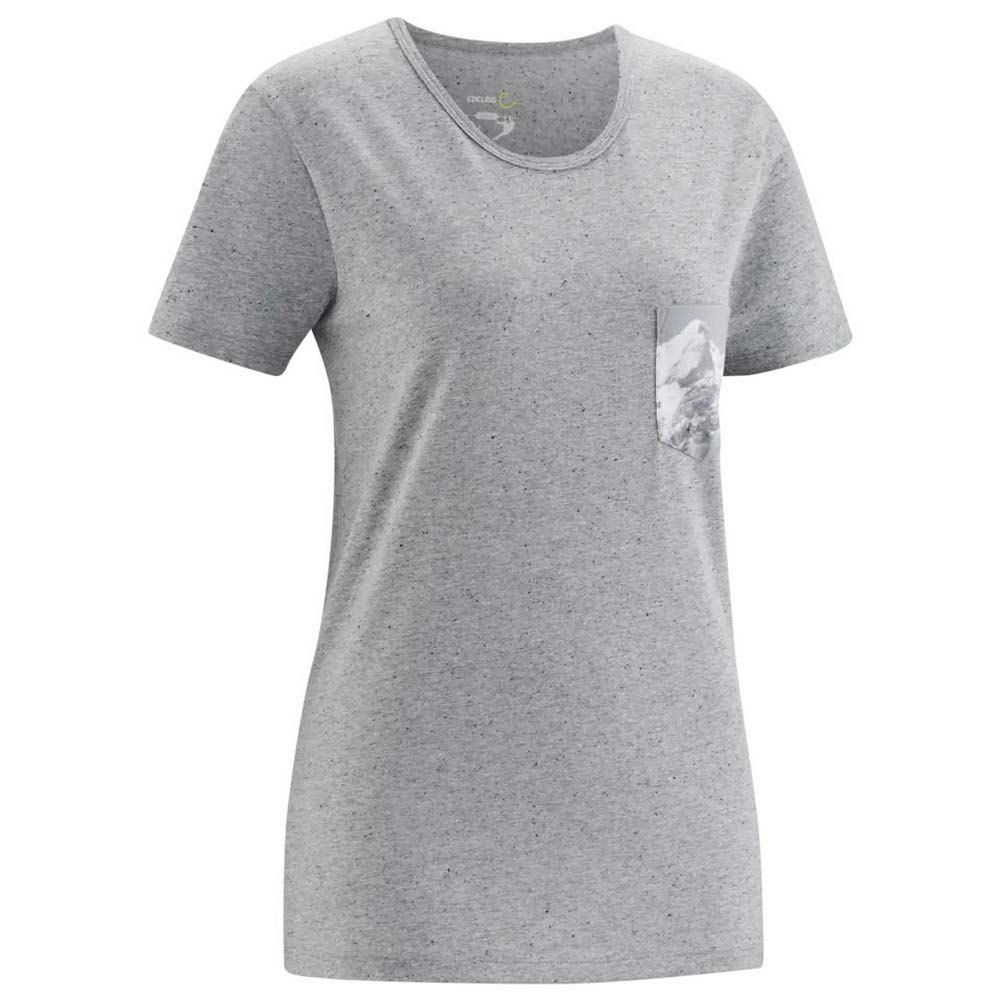 edelrid onset short sleeve t-shirt gris xs femme