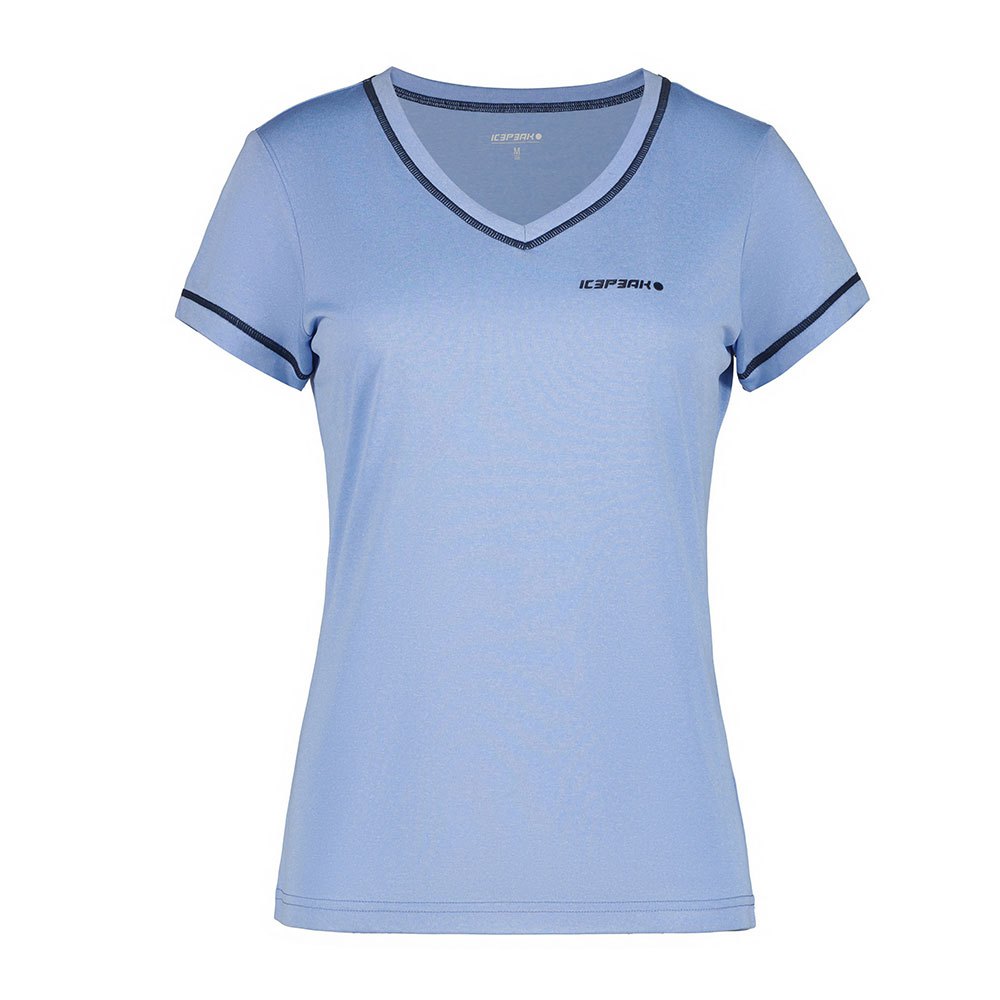 icepeak beasley short sleeve t-shirt bleu s femme