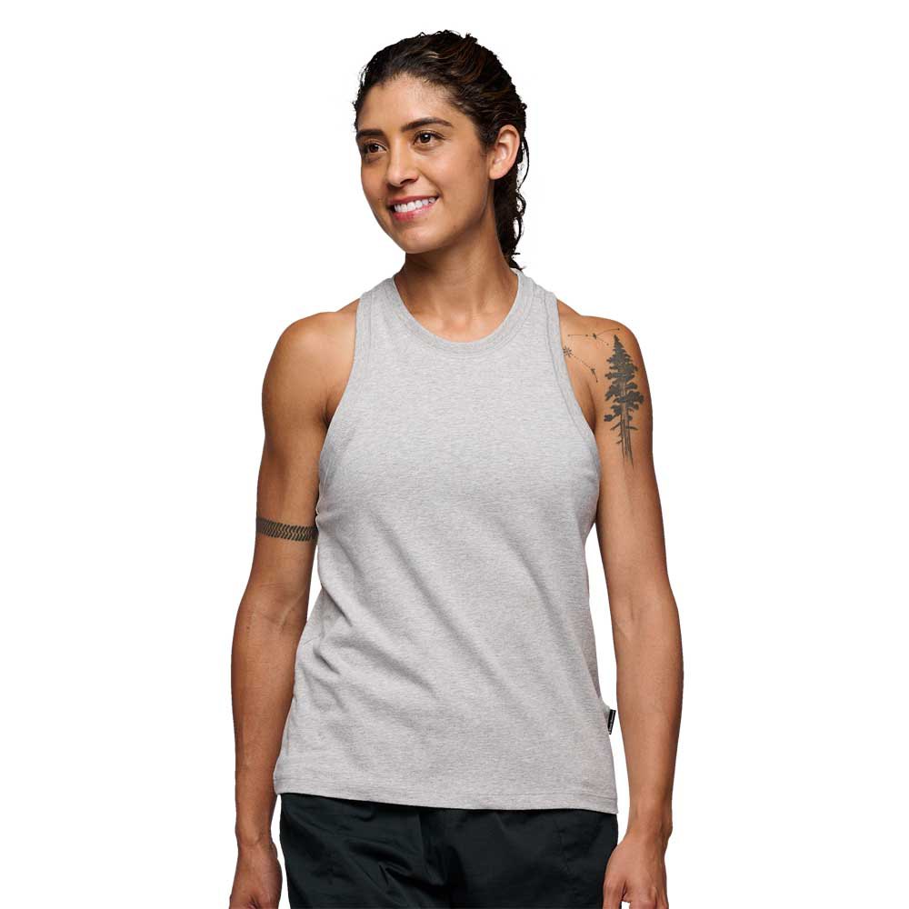 black diamond project muscle sleeveless t-shirt gris l femme