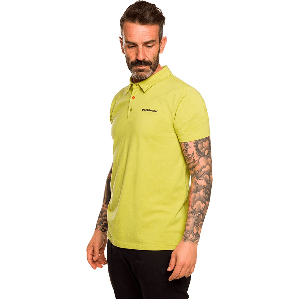 trangoworld finu short sleeve polo shirt vert l homme