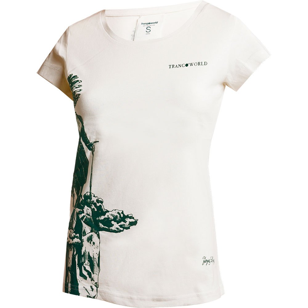 trangoworld pinea short sleeve t-shirt beige xs femme