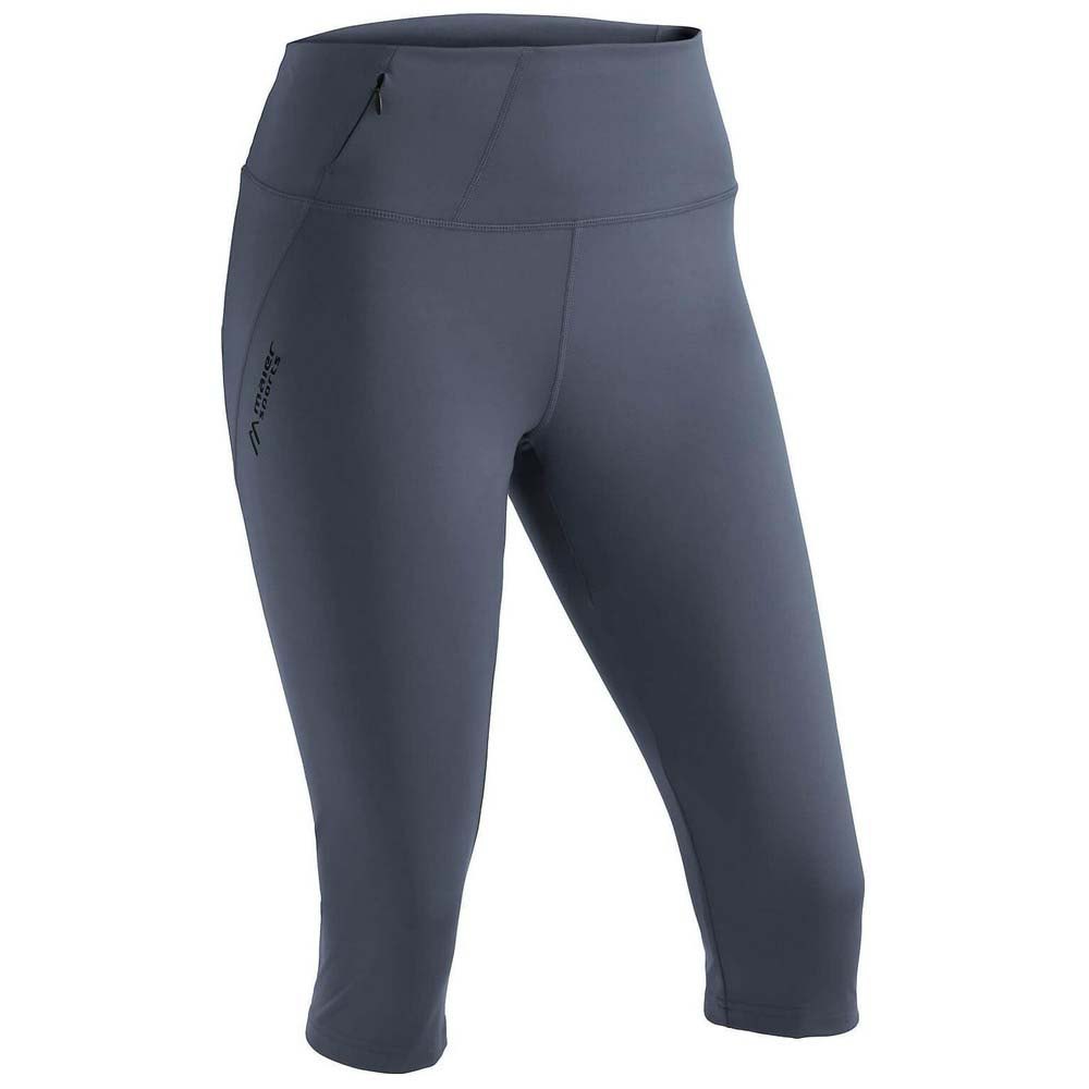 maier sports arenit capri w 3/4 leggings gris xl / regular femme