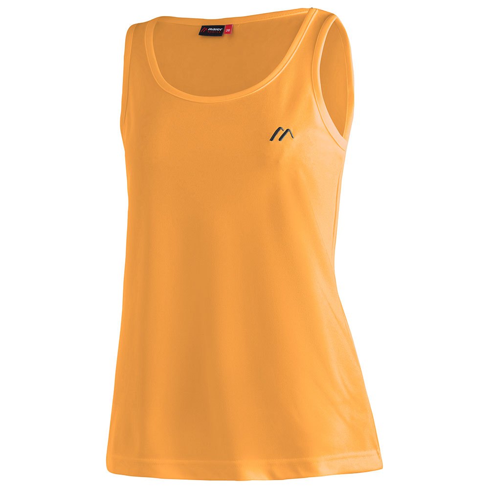 maier sports petra sleeveless t-shirt orange 2xl femme