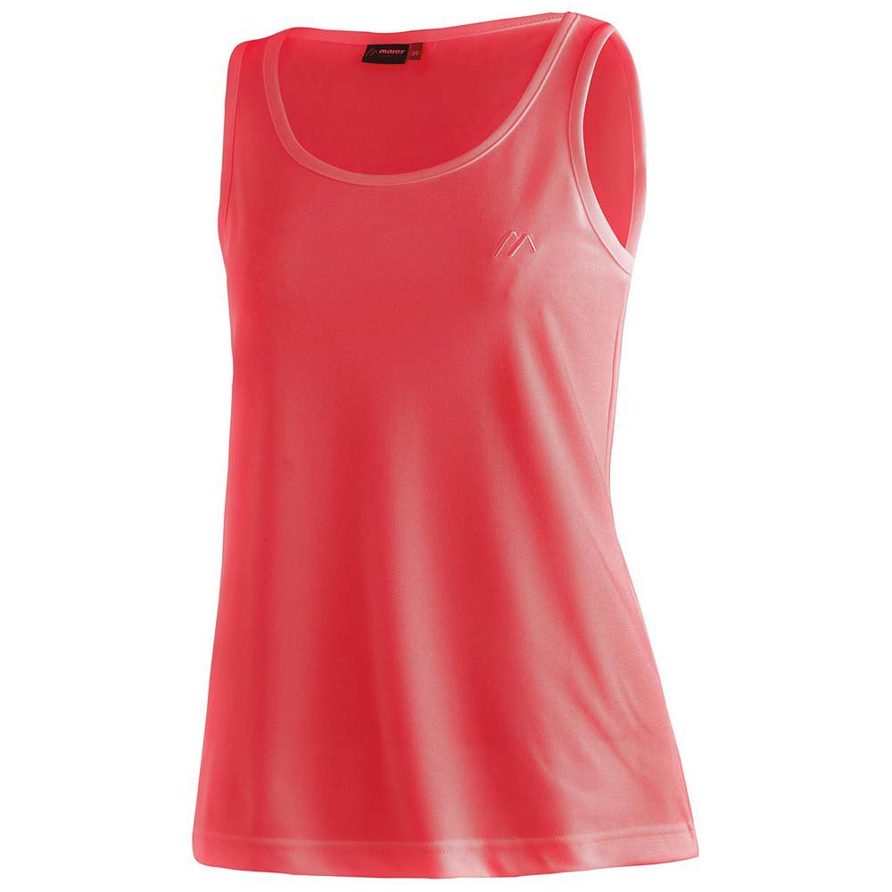 maier sports petra sleeveless t-shirt orange 2xl femme