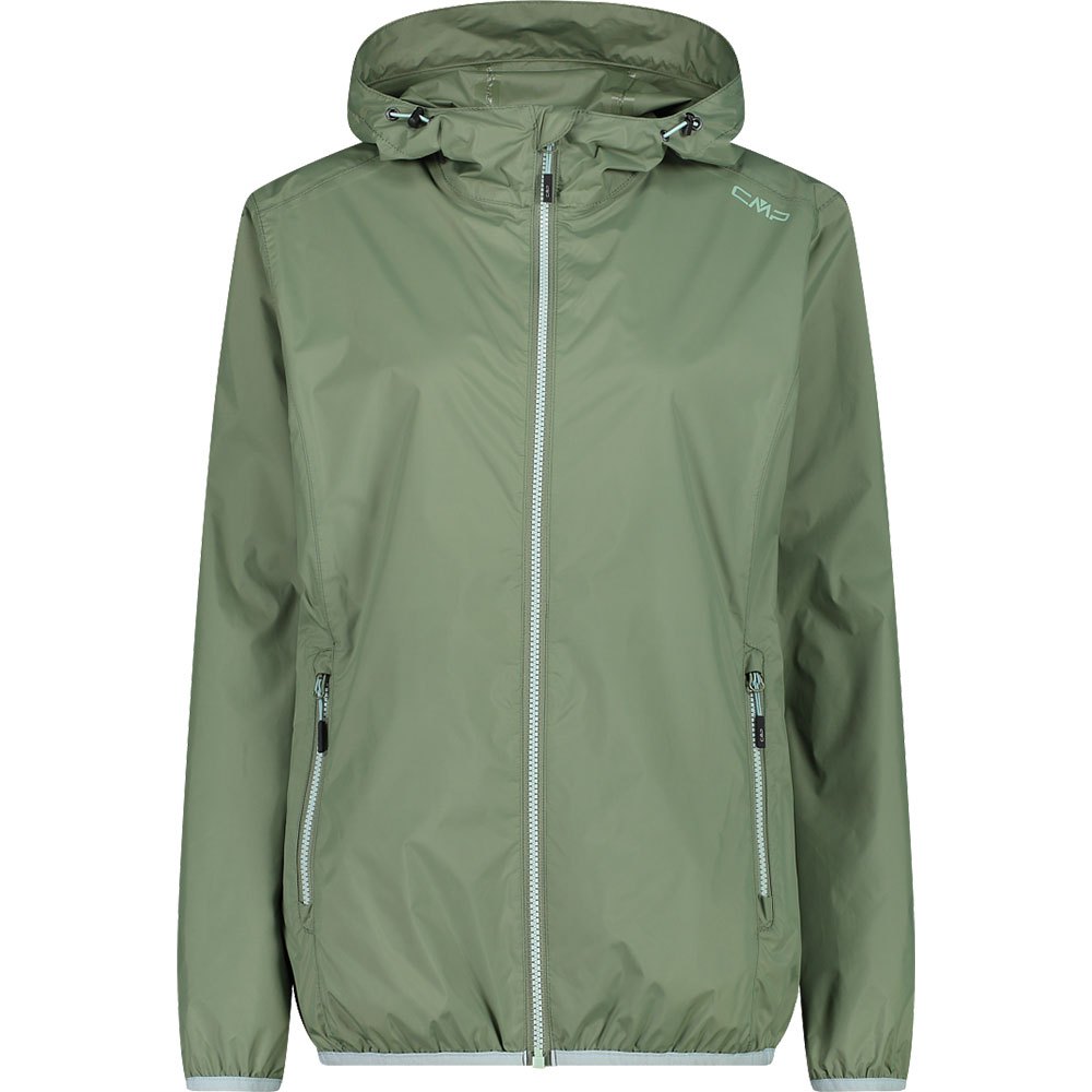 cmp 32x5796 rain fix hood jacket vert xl femme