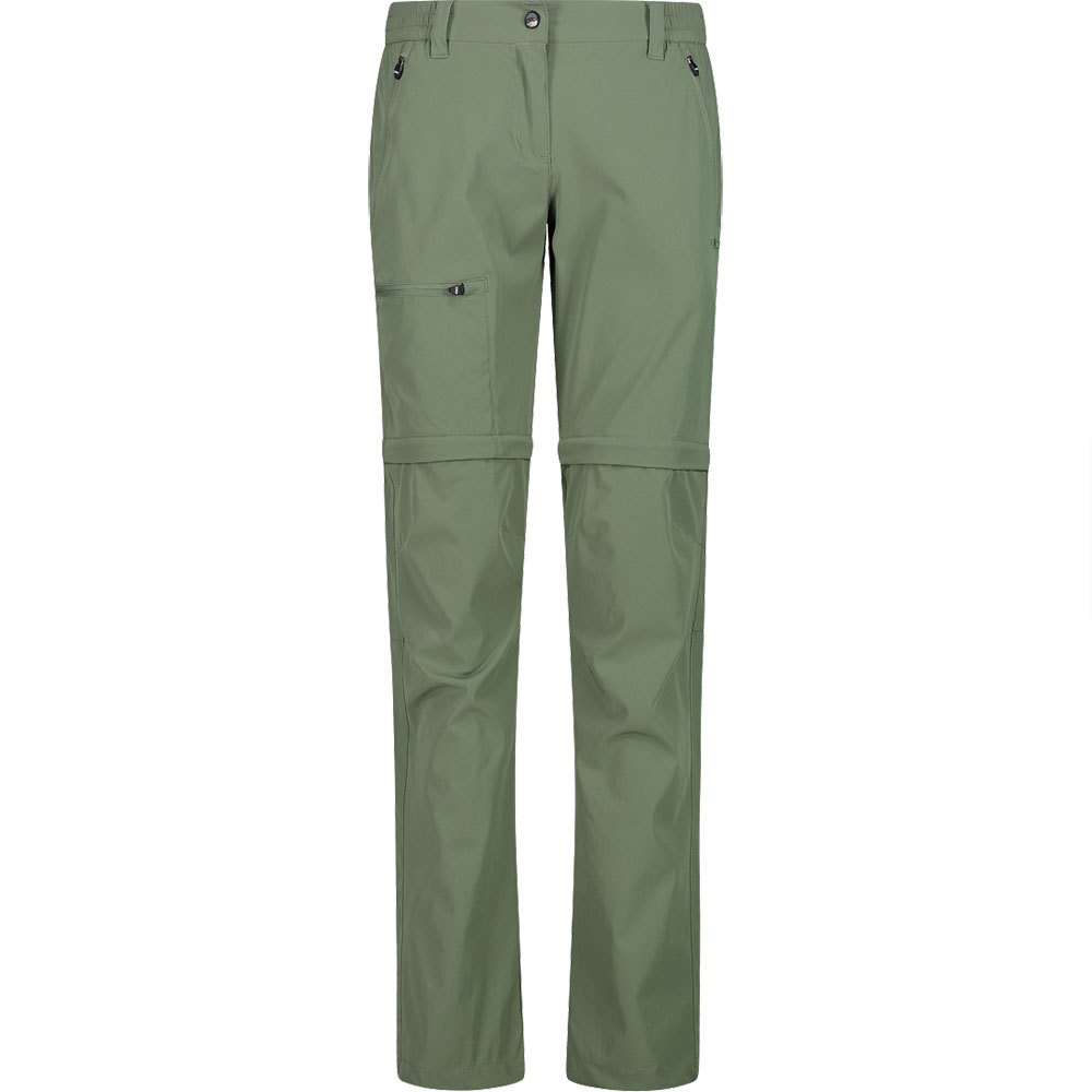 cmp 34t5016 zip off pants vert 2xs femme
