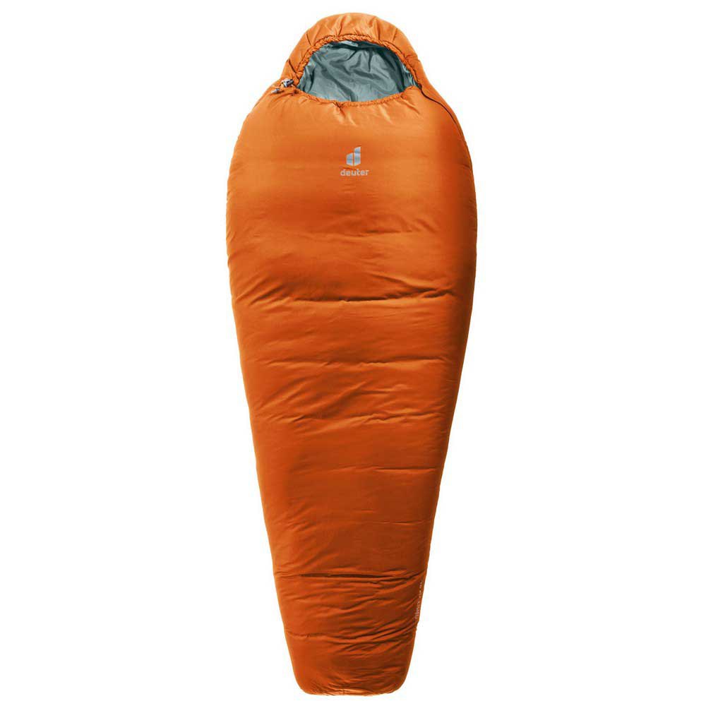 deuter orbit -5° sl sleeping bag orange short / left zipper