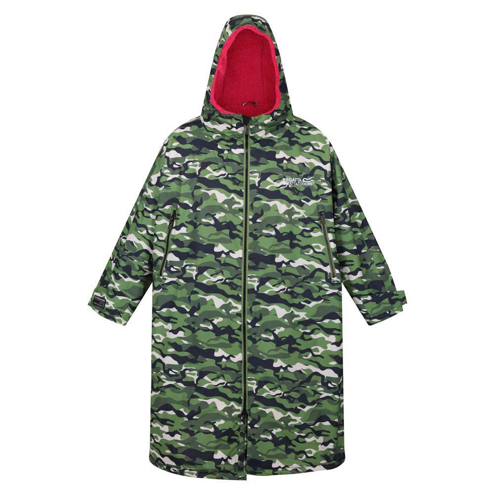 regatta robe hoodie rain jacket refurbished vert l-xl homme