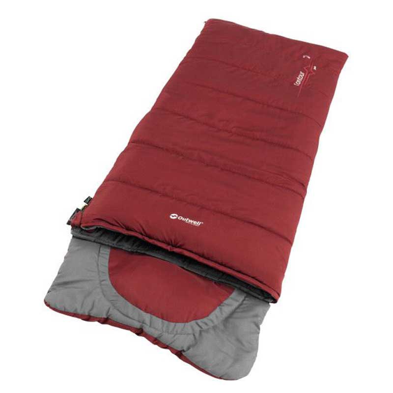 outwell contour junior sleeping bag rouge short / left zipper