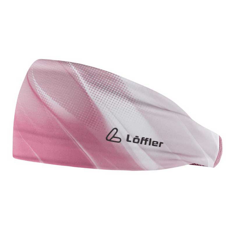 loeffler elastic print headband rose  homme