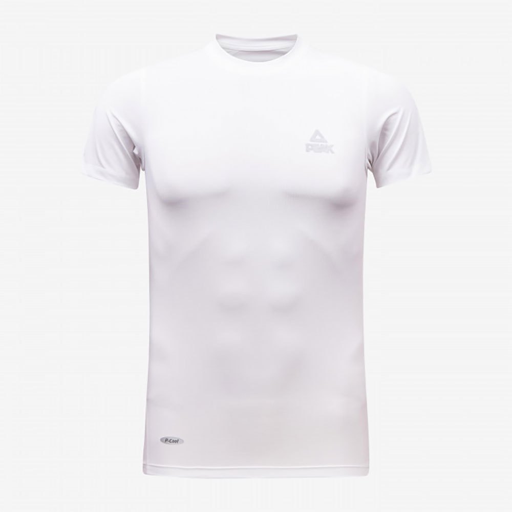 peak p-cool short sleeve compression t-shirt blanc xs garçon