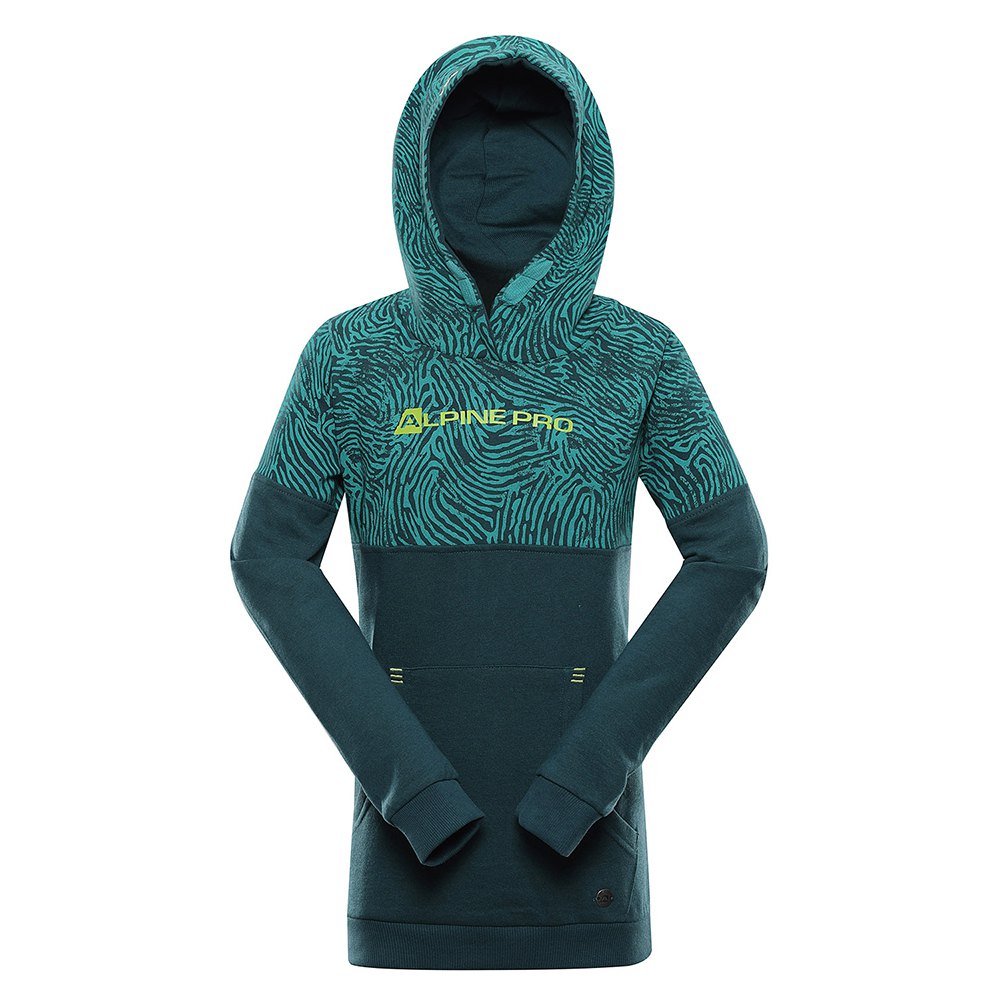 alpine pro kytoro hoodie vert 140-146 cm garçon