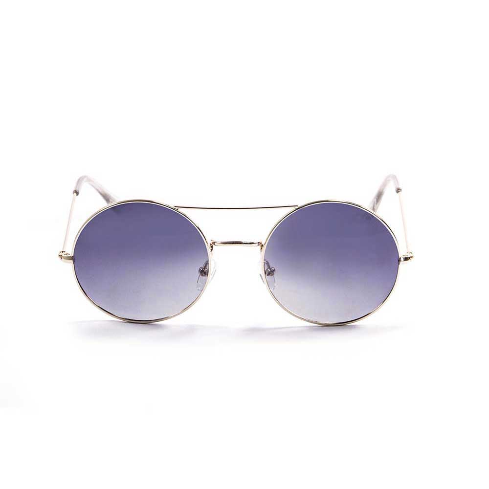 ocean sunglasses circle polarized sunglasses doré  homme
