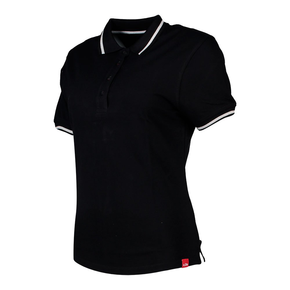 gill crew short sleeve polo shirt noir 36 femme