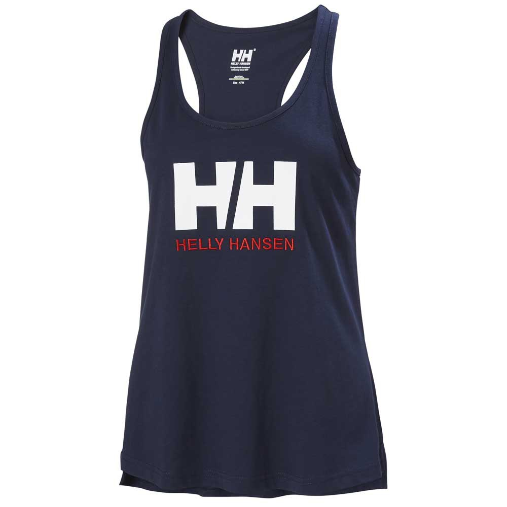 helly hansen logo sleeveless t-shirt bleu l femme