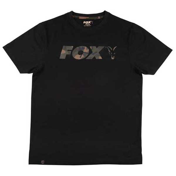 fox international chest print short sleeve t-shirt noir l homme