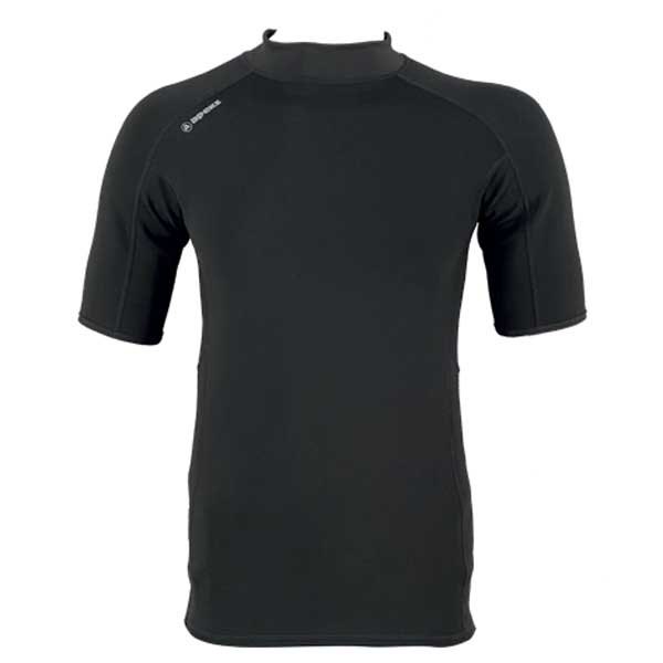 apeks thermiq carbon core short sleeve t-shirt noir l homme