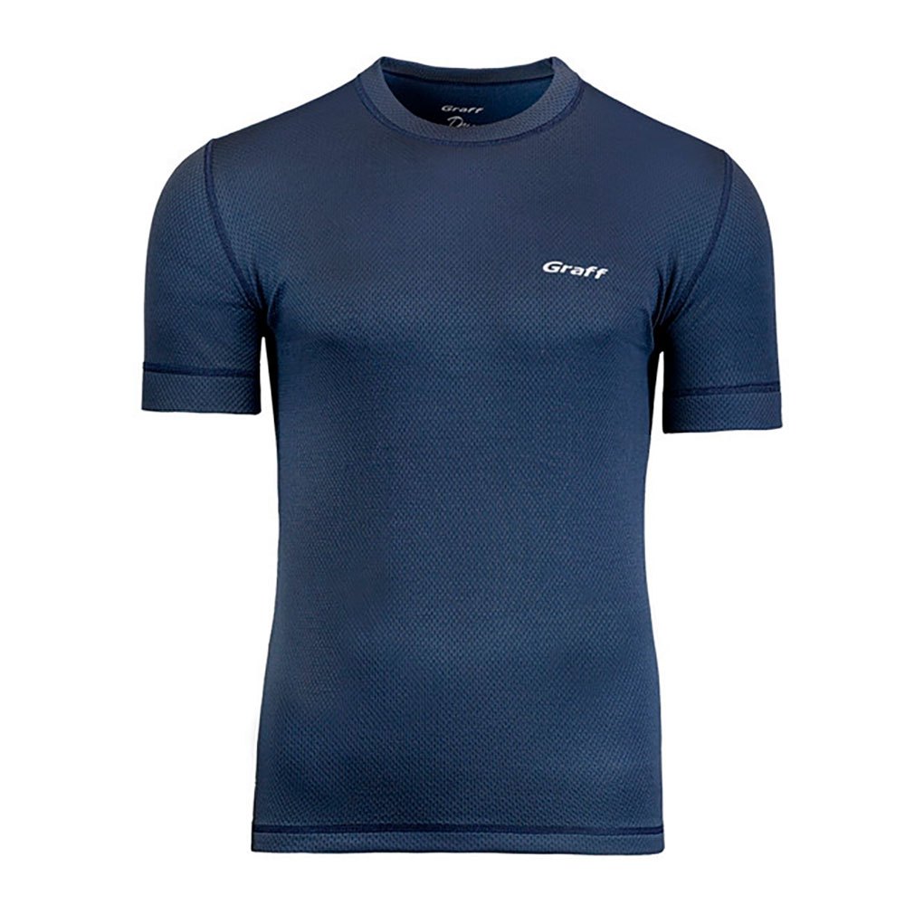 graff termo active duo skin 300 short sleeve t-shirt bleu l homme