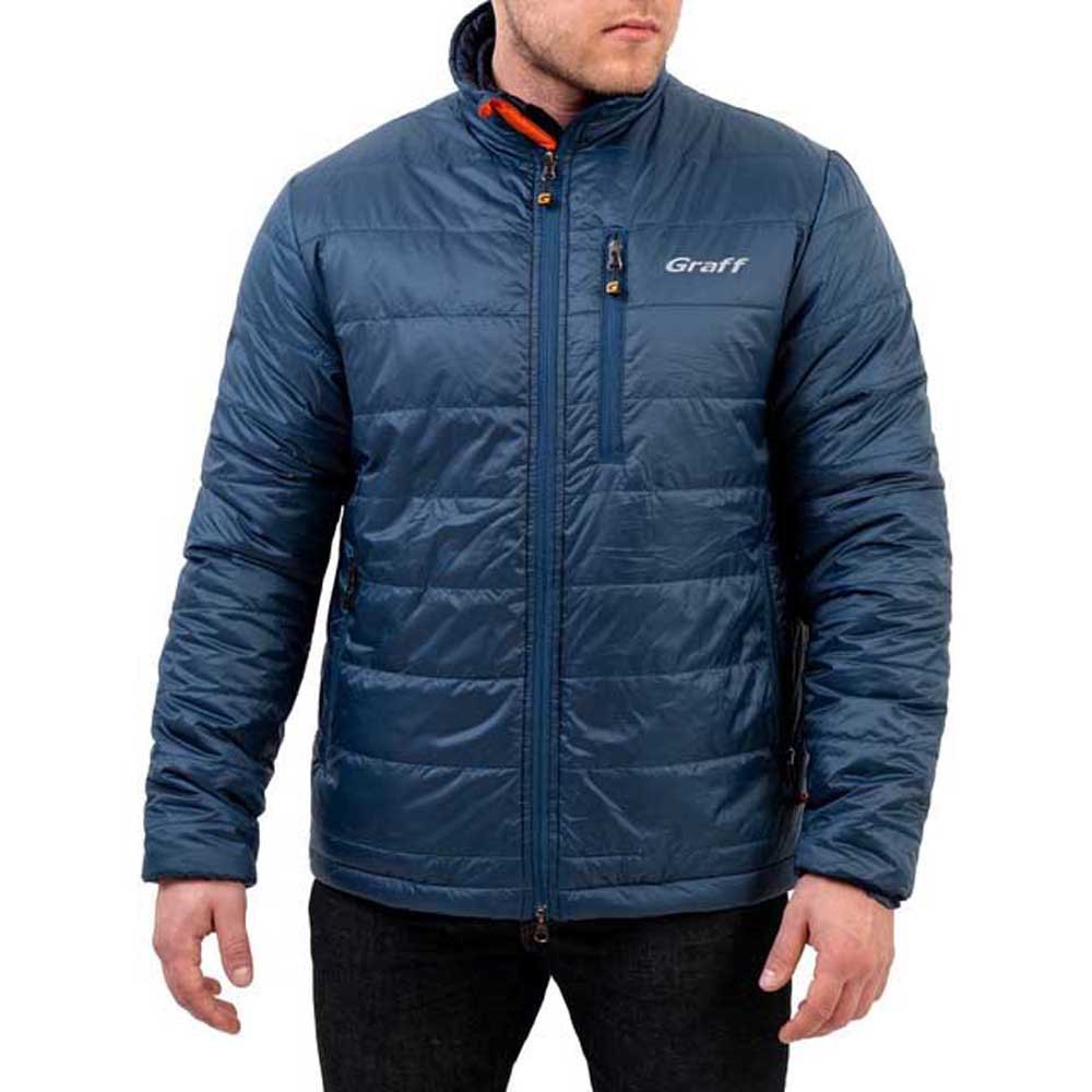 graff quilted outdoor jacket bleu l homme