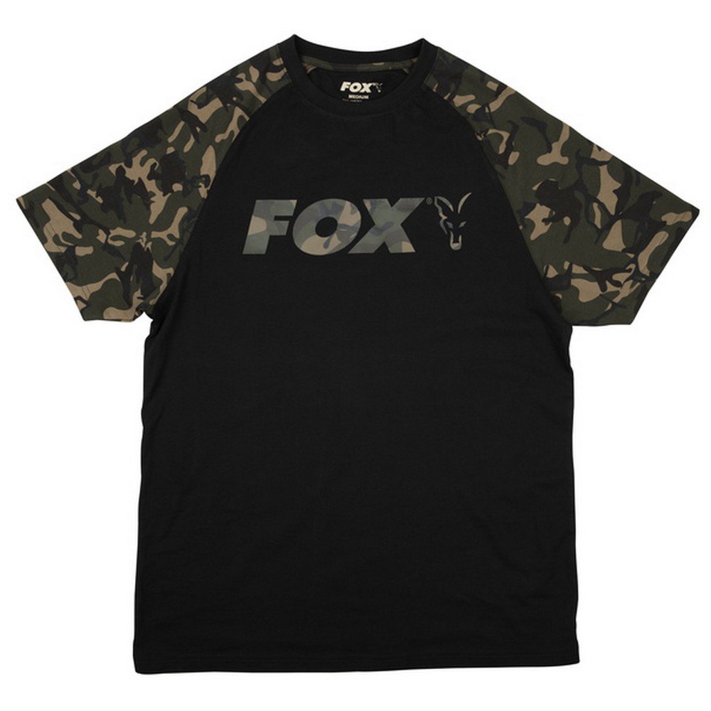 fox international raglan short sleeve t-shirt noir xl homme