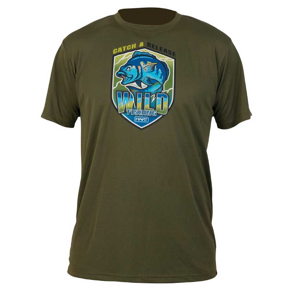 hart wildfish short sleeve t-shirt vert 2xl homme