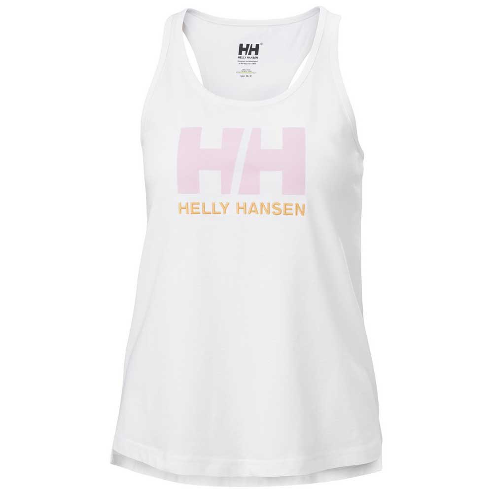 helly hansen logo sleeveless t-shirt blanc xl femme