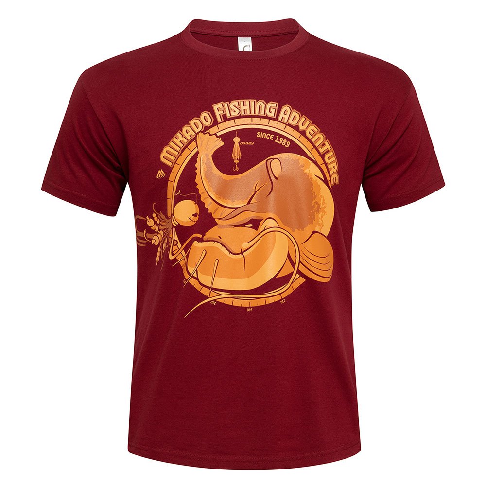mikado catfish short sleeve t-shirt rouge 2xl homme