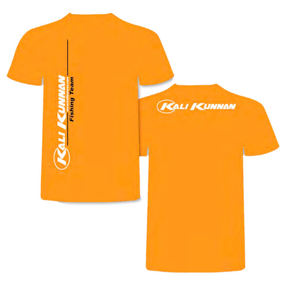 kali kunnan semiprint short sleeve t-shirt orange l homme