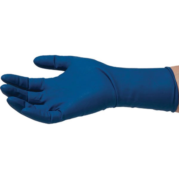 ammex gloves extra thick heavy duty latex gloves 50 units bleu m