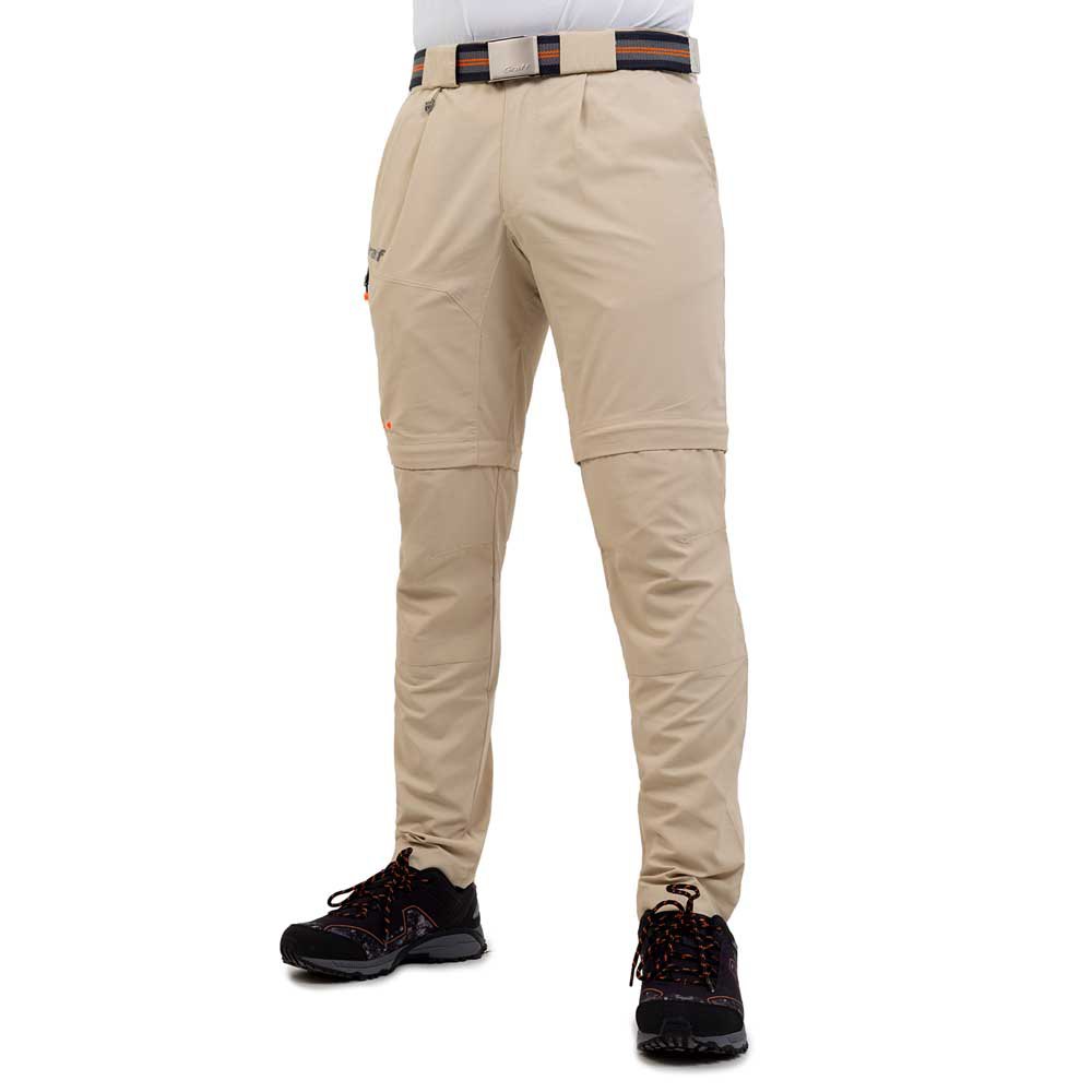 graff fishing trousers 707-cl-10 with upf 50 sun protection beige l / short homme