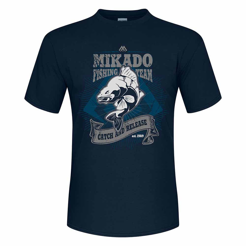 mikado 2023 zander short sleeve t-shirt bleu xl homme