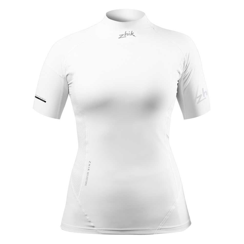 zhik eco spandex short sleeve t-shirt blanc xs femme