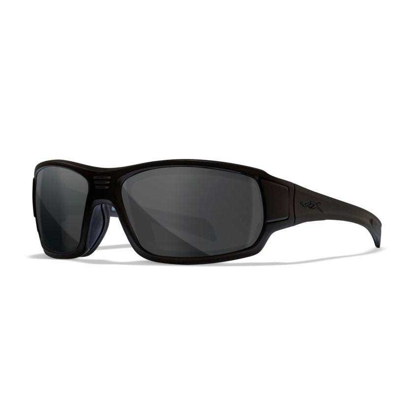 wiley x breach polarized sunglasses noir  homme