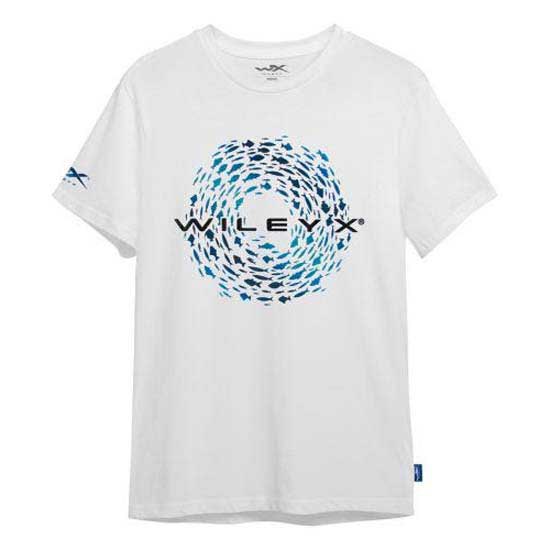 wiley x fish short sleeve t-shirt blanc s homme