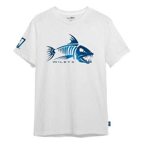 wiley x fish short sleeve t-shirt blanc l homme