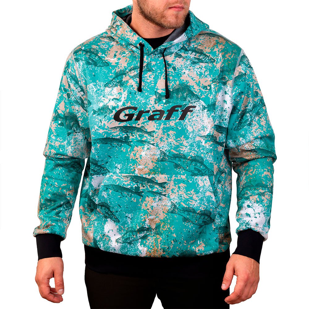graff predator waterproof hoodie bleu s homme