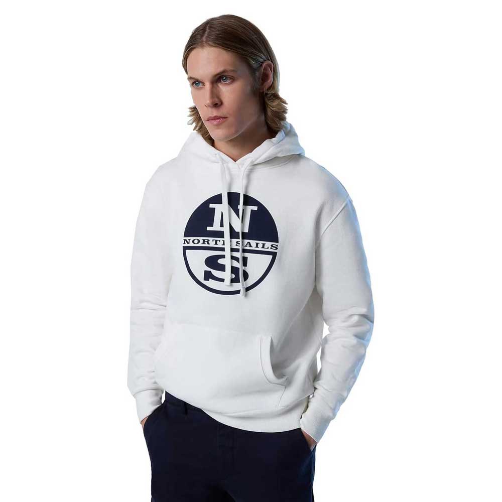 north sails graphic hoodie blanc 2xl homme
