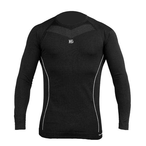 sport hg technical double soft long sleeve t-shirt noir 2xl homme