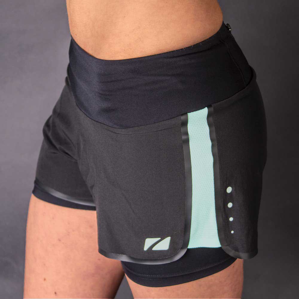 zone3 rx3 compression 2 in 1 shorts noir s femme