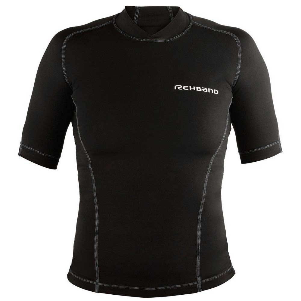 rehband qd compression short sleeve t-shirt noir s femme