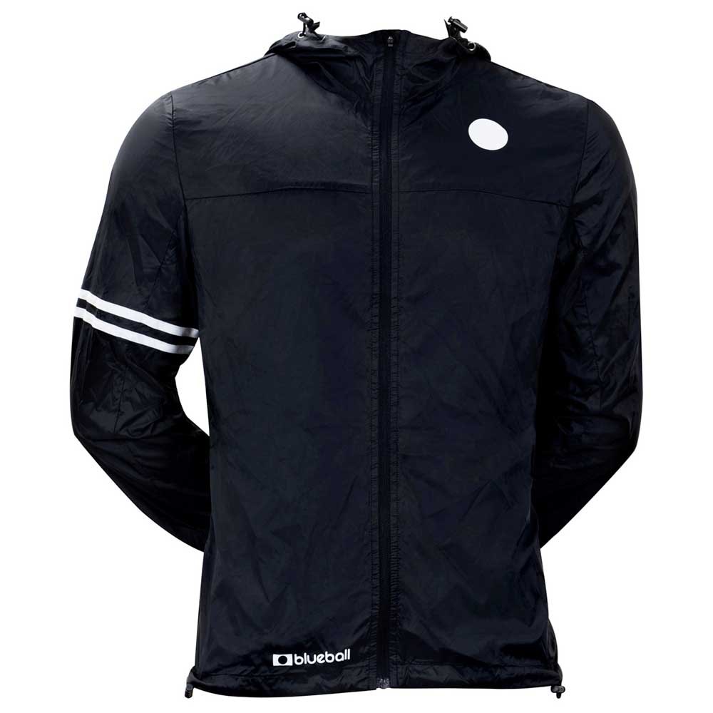 blueball sport windbreaker hoodie jacket noir s homme