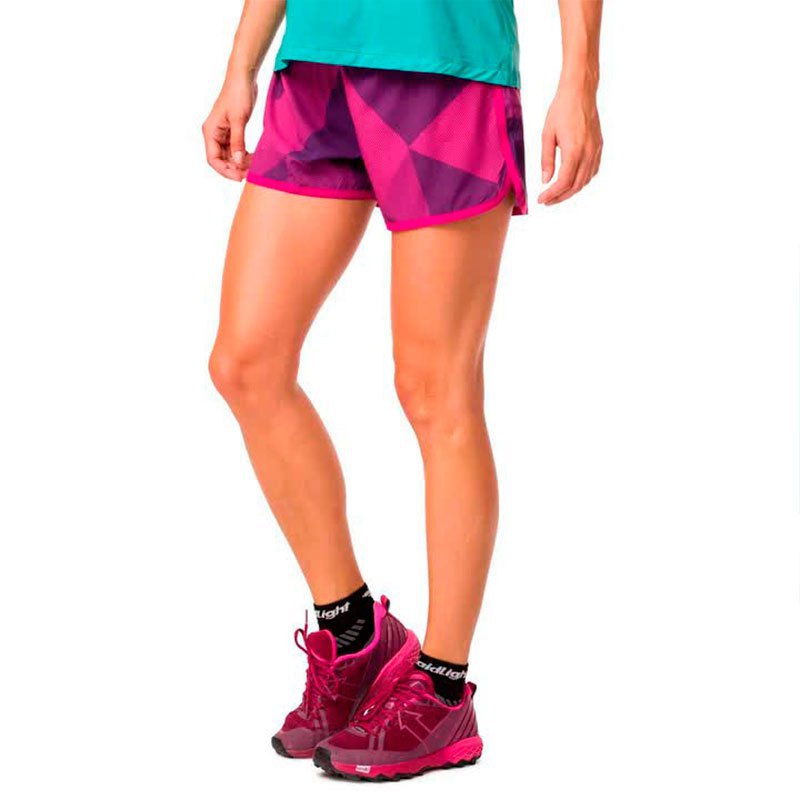 raidlight activ run shorts violet s femme