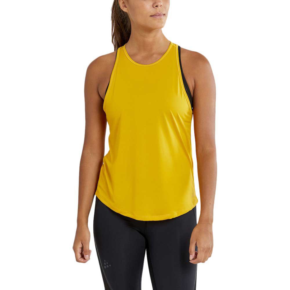 craft charge sleeveless t-shirt jaune xs femme