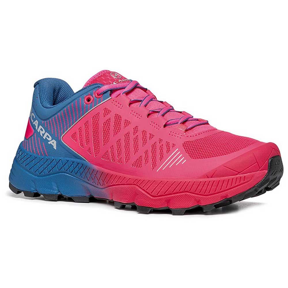scarpa spin ultra trail running shoes bleu,rose eu 37 femme