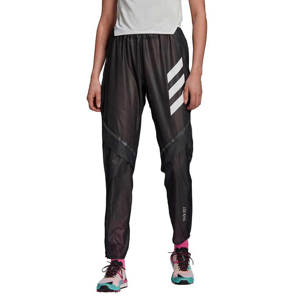 adidas terrex agravic trail running 2.5-layer rain pants noir 42 / regular femme