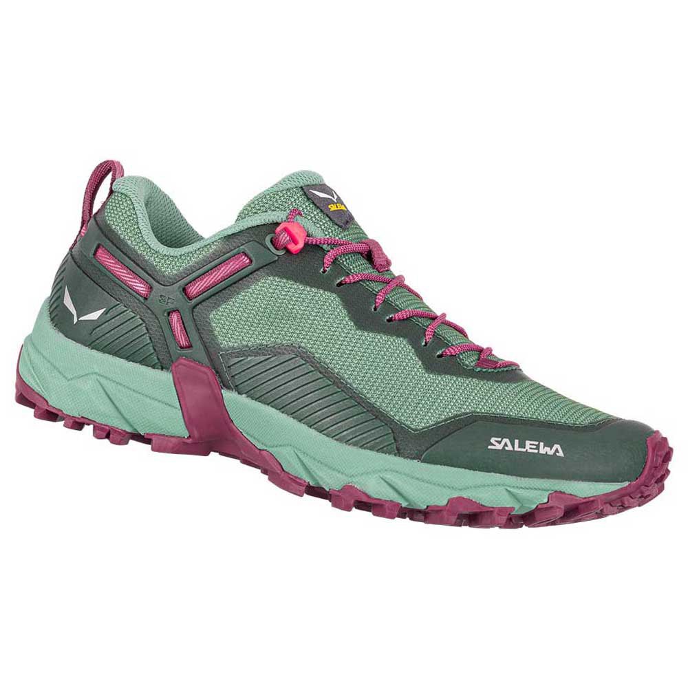salewa ultra train 3 trail running shoes vert,violet eu 38 femme