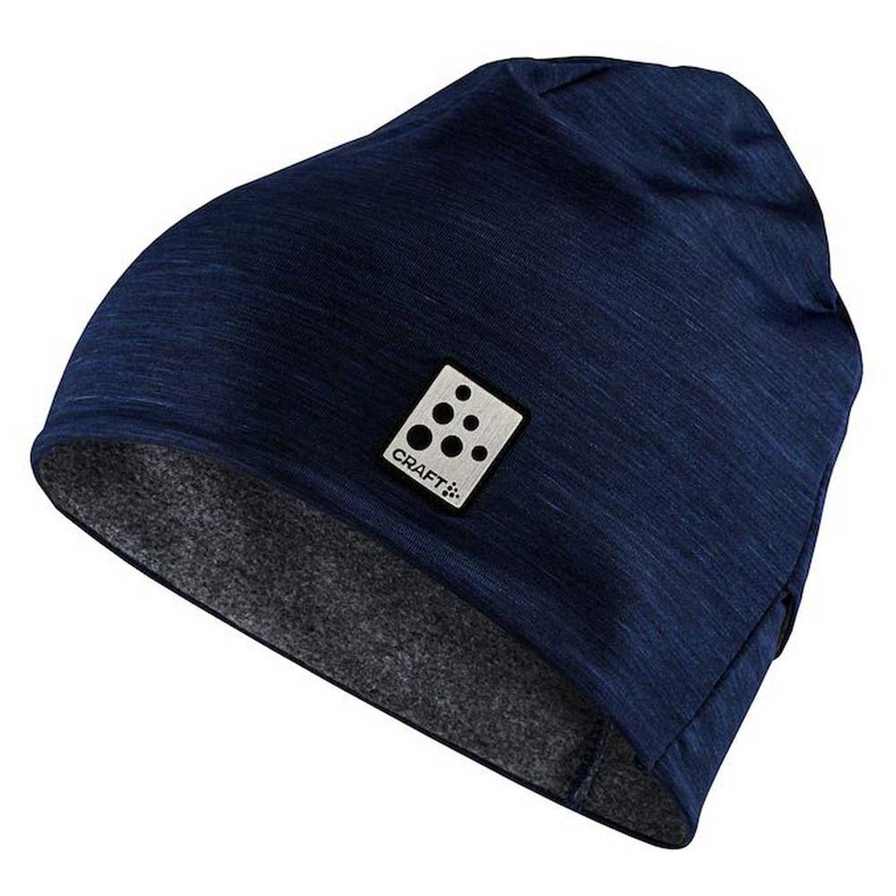 craft microfleece ponytail hat bleu  femme