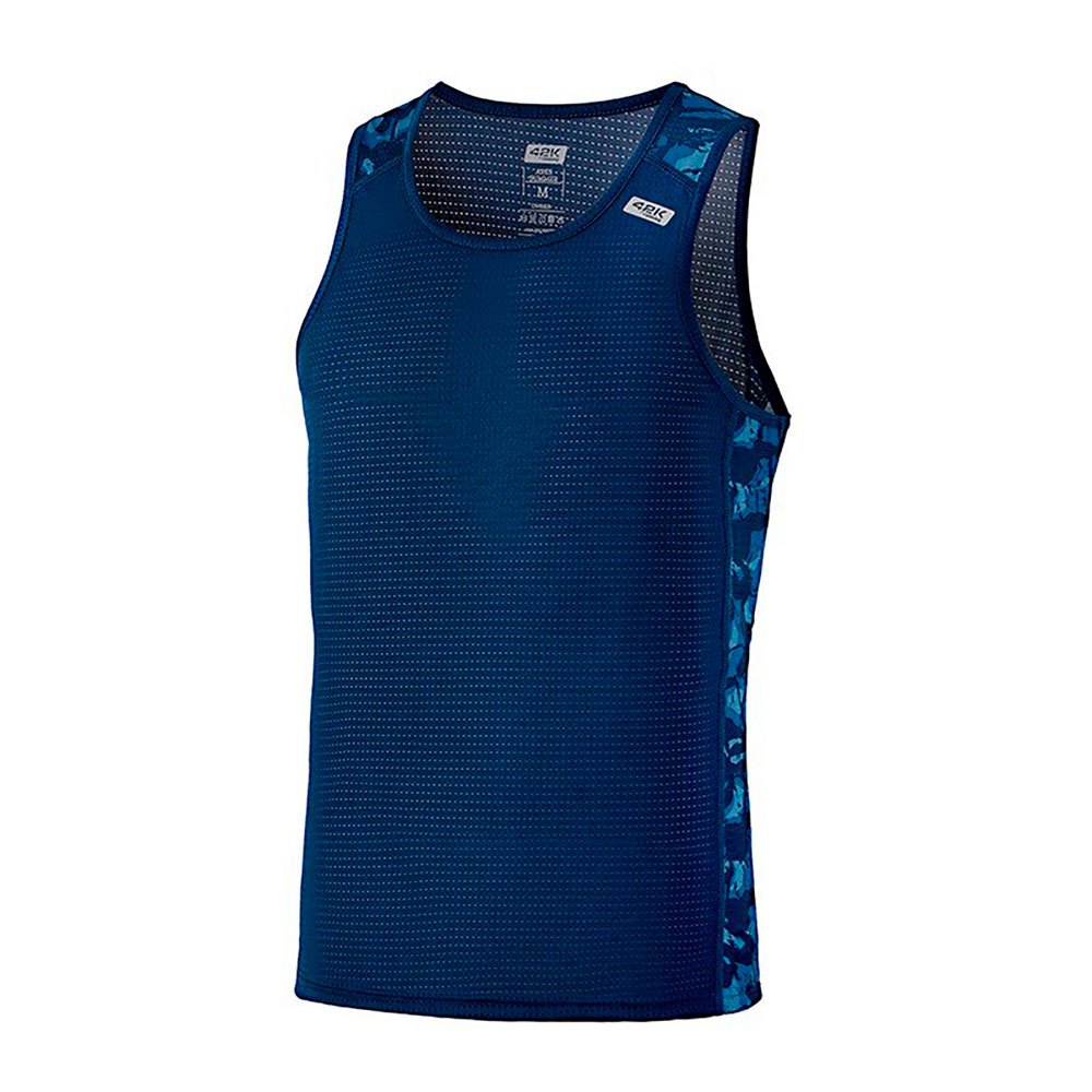 42k running ares sleeveless t-shirt bleu xl homme